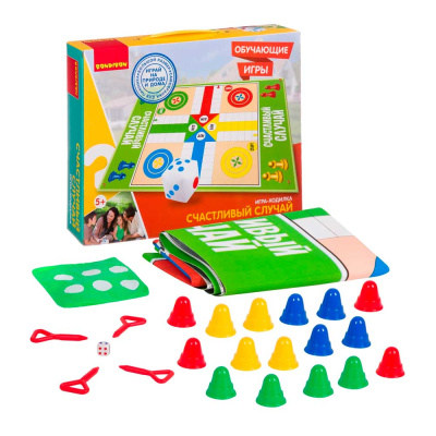 Настольная игра-ходилка Счастливый случай Bondibon ВВ2607